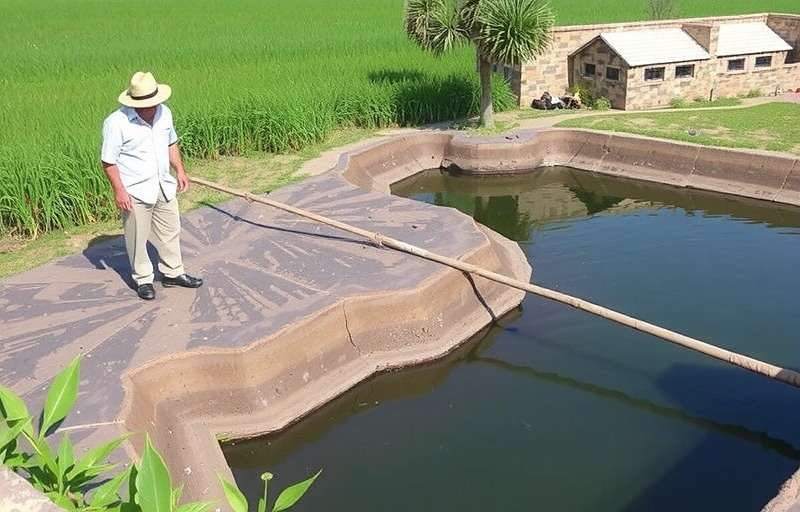 Ponda Pioneers Water Management Guide Ponda Pioneers water management showing traditional pond and irrigation system